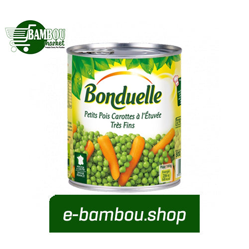 BONDUELLE PETIT POIS ET CAROTTE 800G