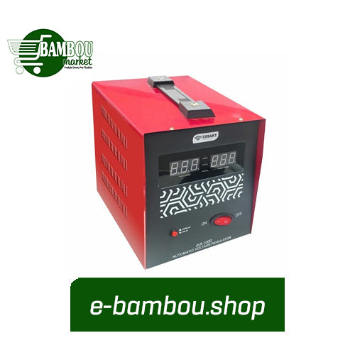 SMART TECHNOLOGY Stabilisateur AVR-1000 - 1000 VA - Rouge